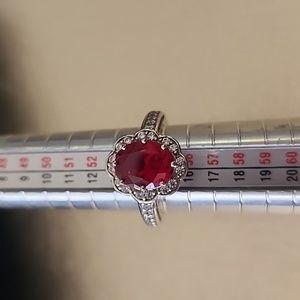 PENDING FOR MIILIENM Ruby & CZ Bella Luce Ring